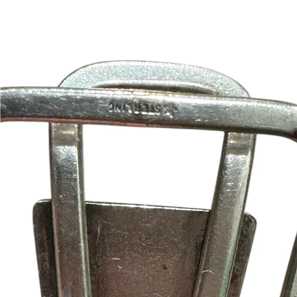 Vintage Sterling Silver Metal Money Clip